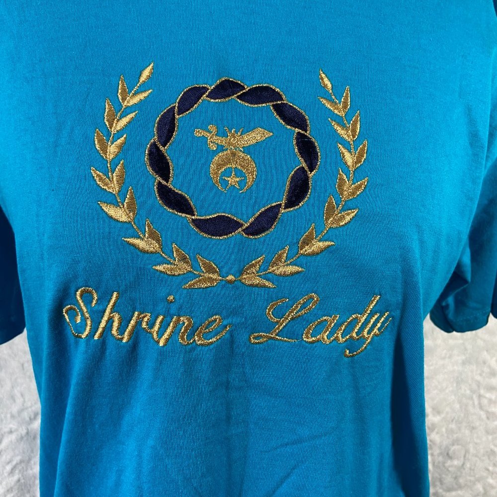 Shriner T Shirt Classic Shrine Tee Shrine Lady Embroidered